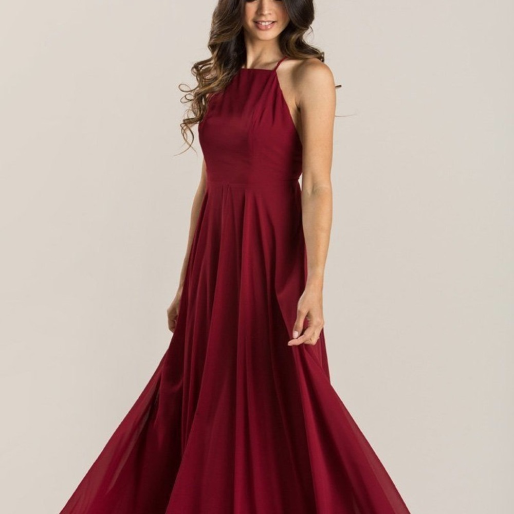 Gorgeous Burgundy Maxi Dress